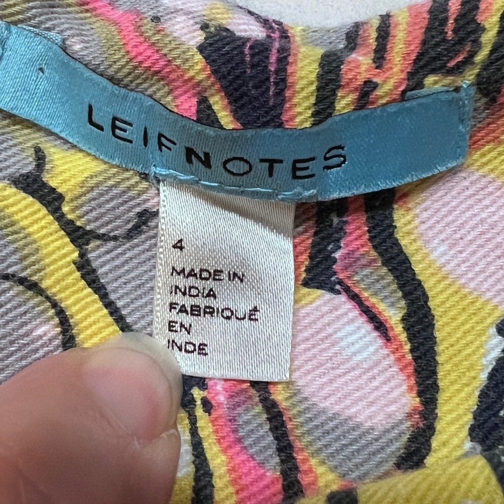 Anthropologie Leif Notes Patchwork Castle Floral … - image 3